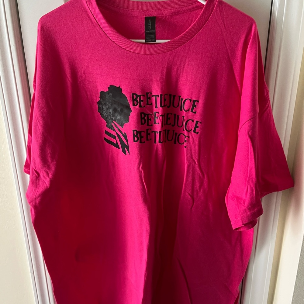 Beetlejuice ladies Pink T-Shirt